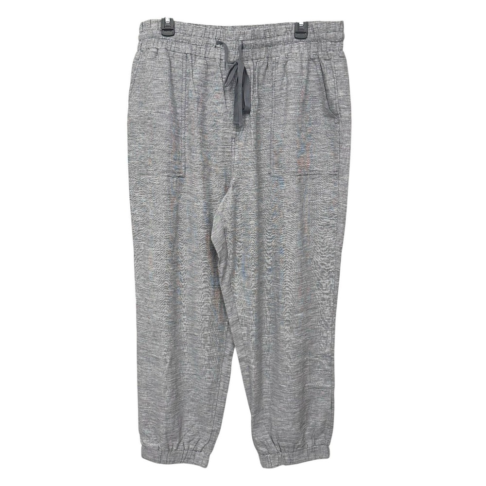 Loft Outlet Jogger Pants Women's Size XL Pull On Elastic Waist Linen Blend